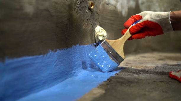 Commercial Emergency Waterproofing project at a Sidney, IL business property by SJ Waterproofing Pros